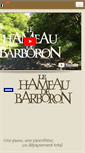 Mobile Screenshot of hameau-barboron.com