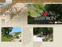 Tablet Screenshot of hameau-barboron.com